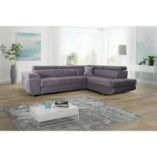 fabric na corner sofa bed with