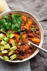 sweet potato black bean chili nora cooks