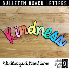 bulletin board letters kimberly