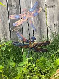 Garden Metal Art Dragonfly Garden Art