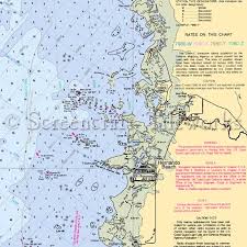 Florida Hernando Beach Nautical Chart Decor