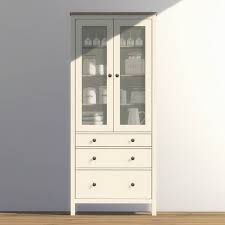 Ikea Hemnes Glass Door Cabinet By