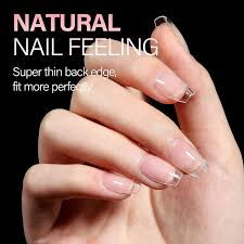 aillsa short coffin nail tips half