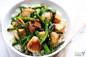 Chicken Asparagus Recipe gambar png