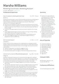 Sample Marketing Resume Sample Marketing Coordinator Resume