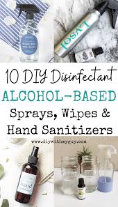10 diy recipes for disinfecting sprays
