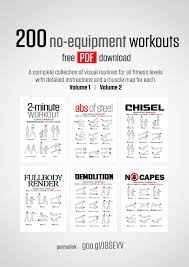 200 no equipment workouts
