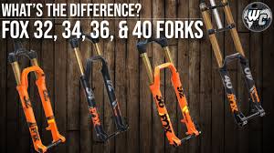 Fox 32 34 36 And 40 Forks Whats The Difference