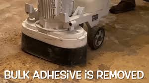 how to remove carpet adhesive from