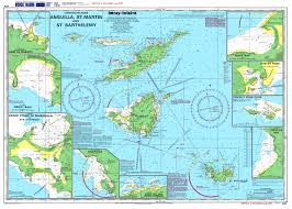 Large Detailed Topographical And Nautical Map Of Anguilla