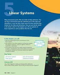 Chapter 5 Linear Systems Mcgraw Hill