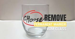 Remove Permanent Marker From Glass