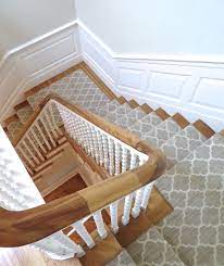 75 victorian carpeted staircase ideas