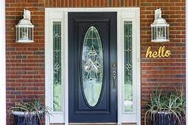 Entry Door Color For Your Brick Home