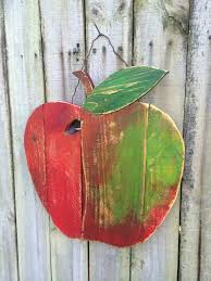 Wood Apple Rustic Wall Decor Fall