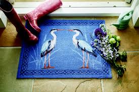 hug rug washable heron one rspb mat by