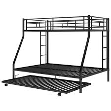 Kids Bunk Bed With Twin Trundle