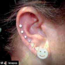 common piercings and types of jewelry