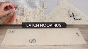 making a latch hook rug you