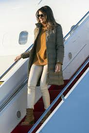President donald trump's daughter and senior advisor, ivanka trump, last month won initial approval from the chinese government for 16 new trademarks, covering a wide range of products that include voting machines. the approval for ivanka trump's trademarks comes three months after she said. Melania Trump S 2 690 Puffer Coat Is Not Your Average Down Jacket Trump Fashion Milania Trump Style Puffer Coat Outfit