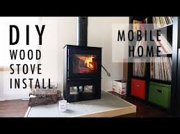 Diy Wood Stove Install In Mobile Home