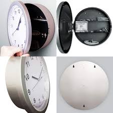 dl wall clock safe box in