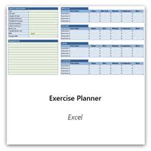 health and fitness goals in excel