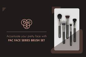 pac face series brush set 5