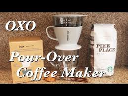 oxo brew pour over coffee maker with