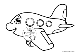 A large collection of aircraft coloring pages (military, civilian, children's) for boys. Coloring Page Of Airplane Coloring And Drawing