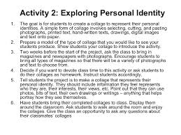 activity exploring personal identity activity 2 exploring personal identity1 culture and social identity