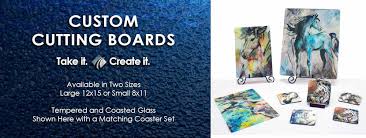 Custom Tempered Glass Cutting Board