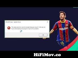 pes 2021 from xinput dll missing