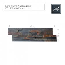 Rustic Bronze Slate Wall Cladding