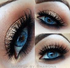 eyeshadow ideas for blue eyes musely