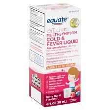 Equate Childrens Berry Burst Flavored Multi Symptom Cold