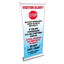 deluxe portable banner display stands