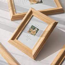 Amazon.co.jp: 無垢材の額縁木製のフォトフレーム家族の結婚式のアート写真家の装飾A4-21 * 29.7cm C : ホーム＆キッチン