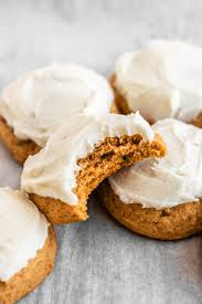 gluten free pumpkin cookies with cream