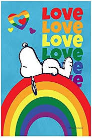 Peanuts Pride Garden Flag 12 5