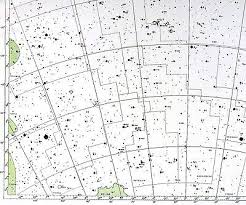 1950 Star Map Chart Caelum Reticulum Fornax Pheonix