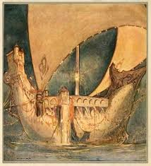 See more ideas about christmas vacation, national lampoons christmas vacation, national lampoons christmas. The Ship That Sailed To Mars By William Timlin Art Vintage Illustration Painting