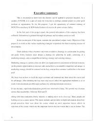 Business Proposal Executive Summary Template Doc Project