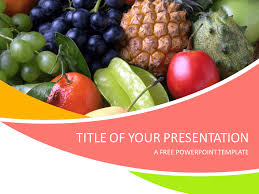 fruits powerpoint template presentationgo