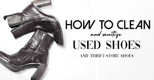 how to clean used shoes and disinfect