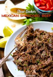 slow cooker mexican shredded beef a