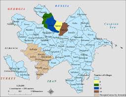 Armenia, georgia, iran, russia, turkey. Map Showing The Locations Of The Study Regions In Azerbaijan And Download Scientific Diagram