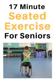 chair exercises for seniors fitness