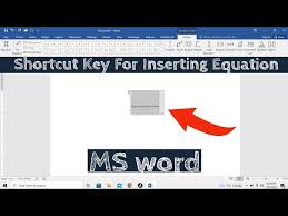 How To Enable Equation Editor In Word