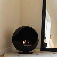 Luxurious Globe Fireplace Stainless